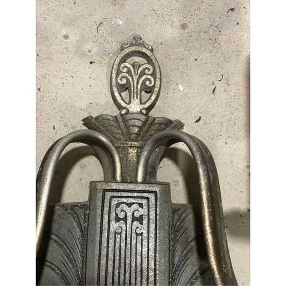 Antique Art Deco 2 Light Wall Sconce for repair - Picture 4 of 8